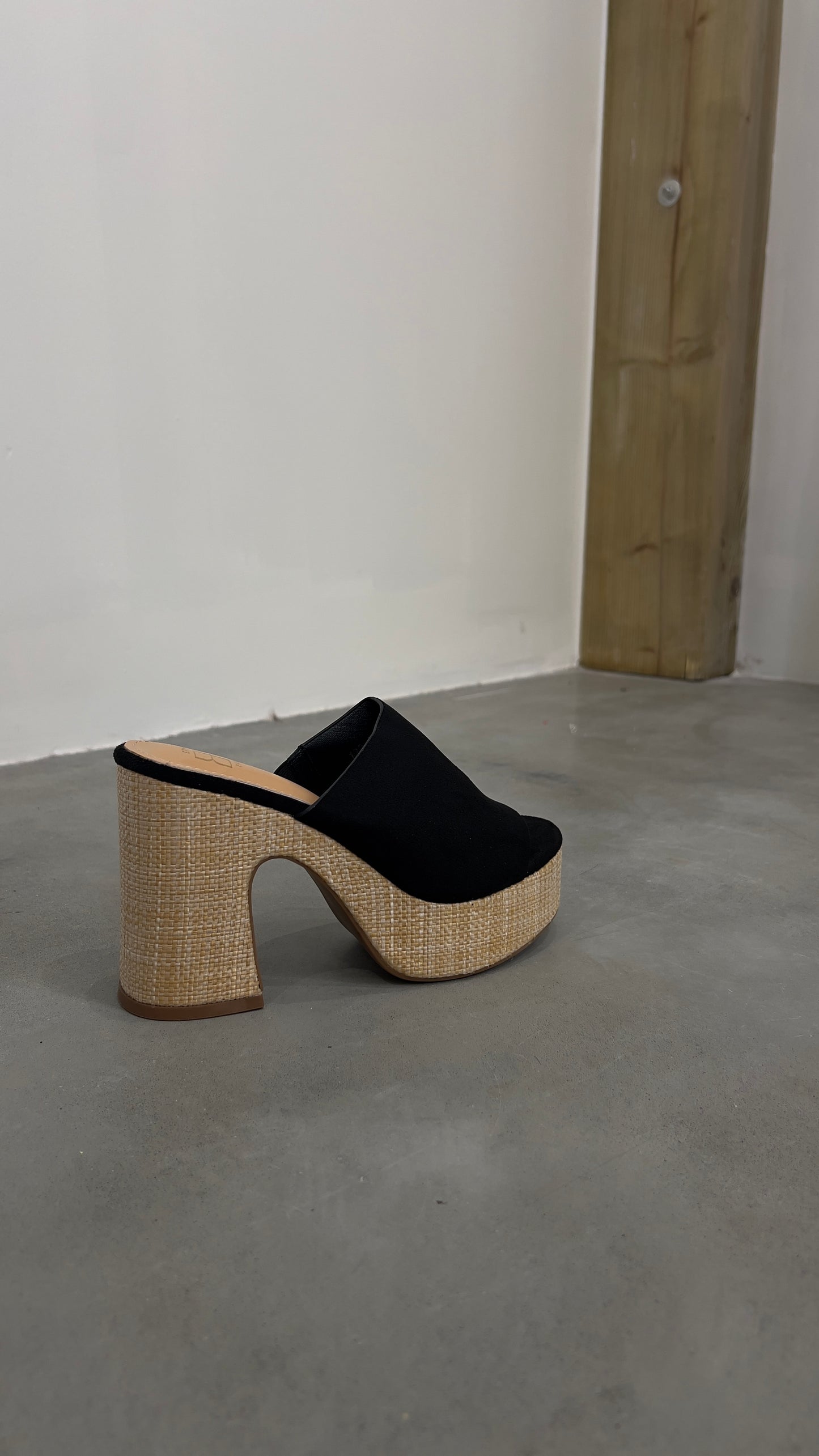 Sabot plateformes - noir