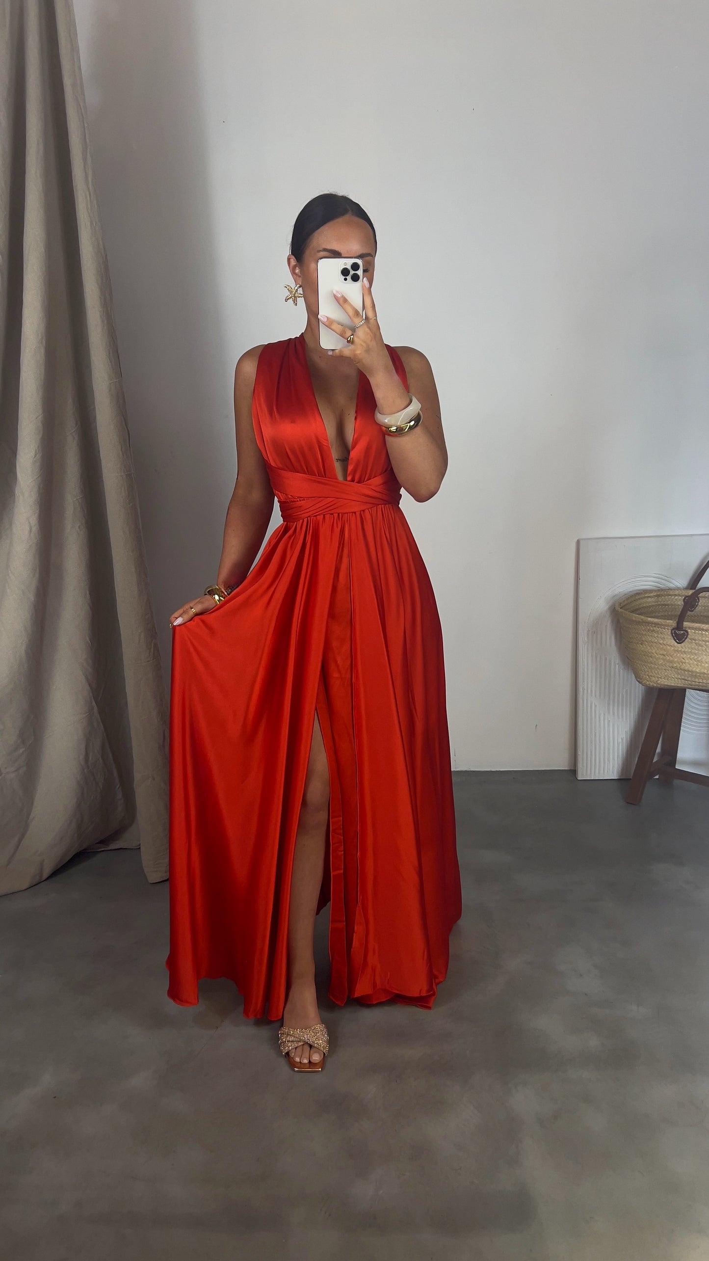 Robe modulable - orange Ibiza