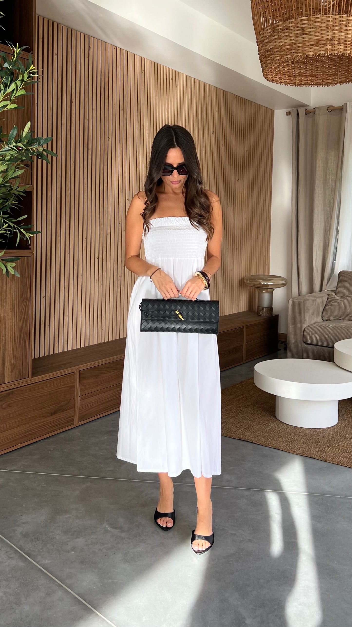 Robe bustier - blanche