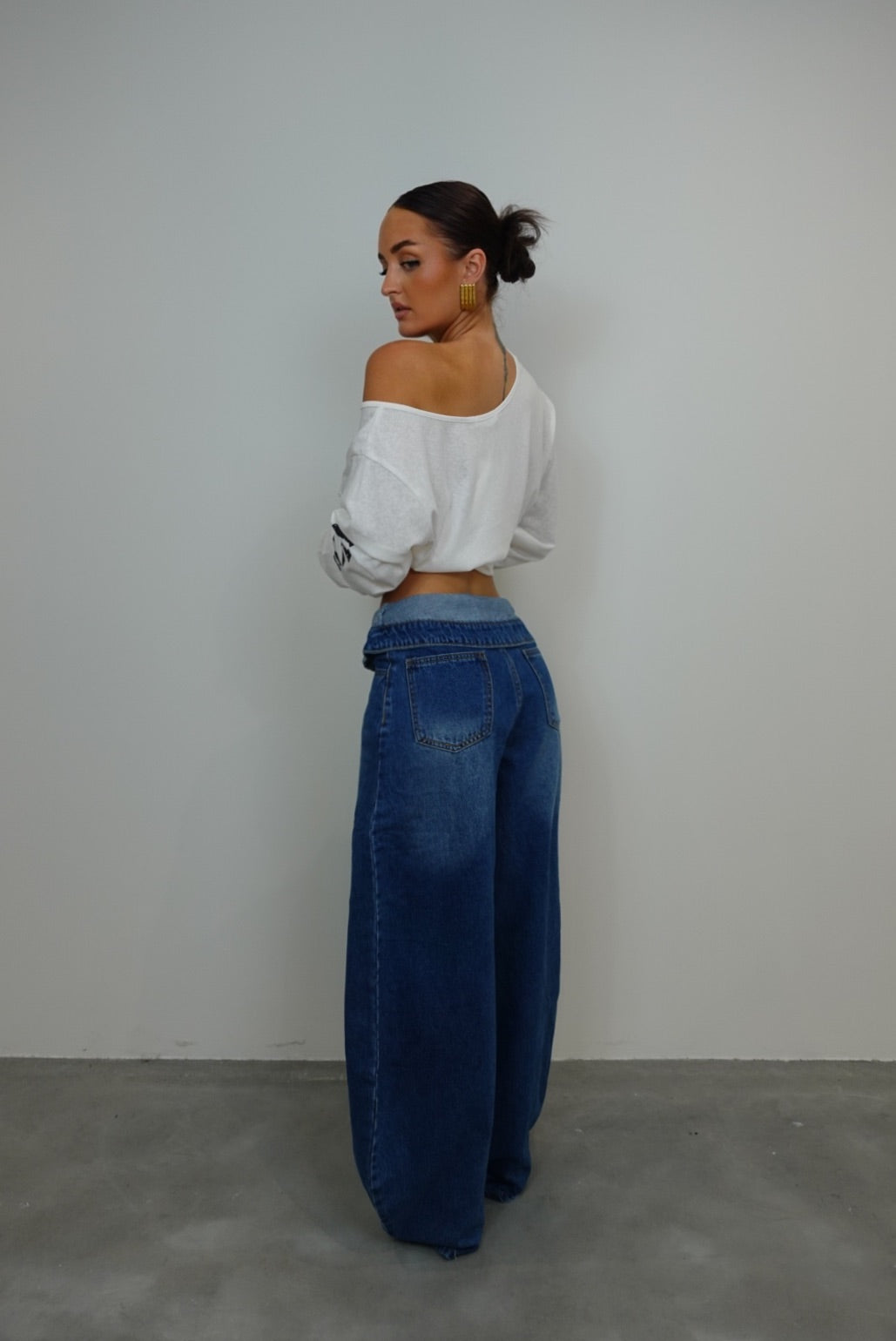 T-shirt imprimé loose - blanc