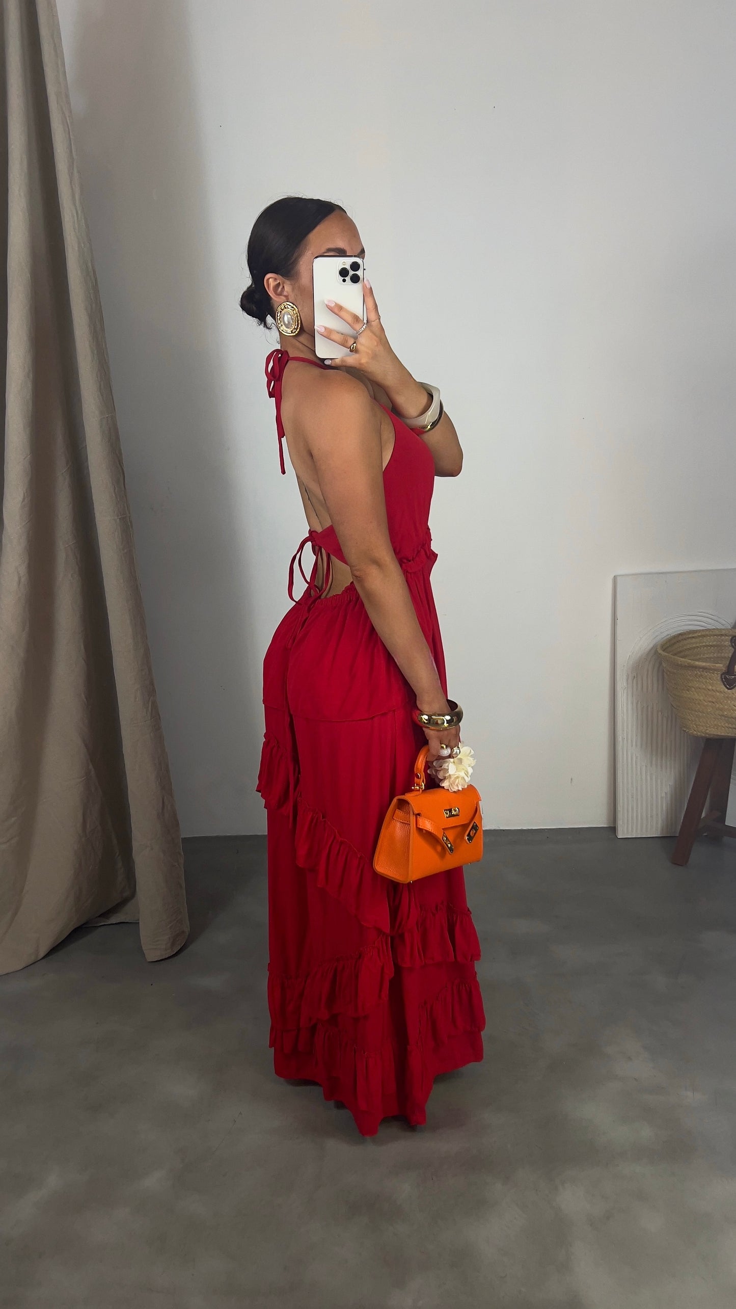 Robe longue CORAZON - rouge