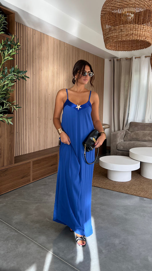 Robe étoile bleu