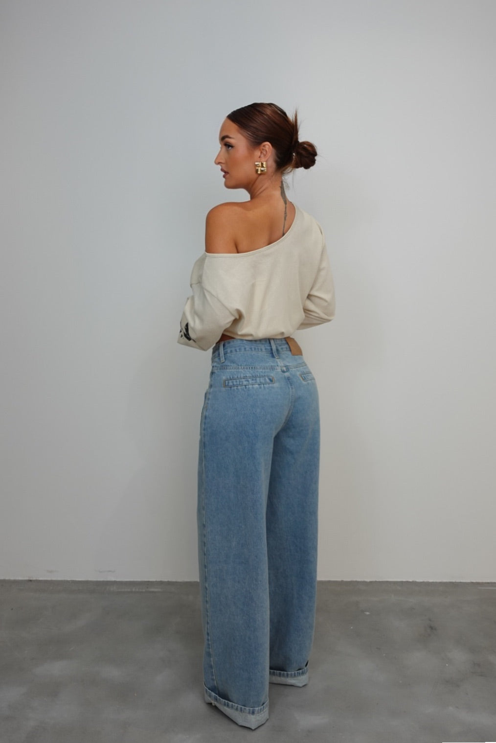 Jeans loose - clair