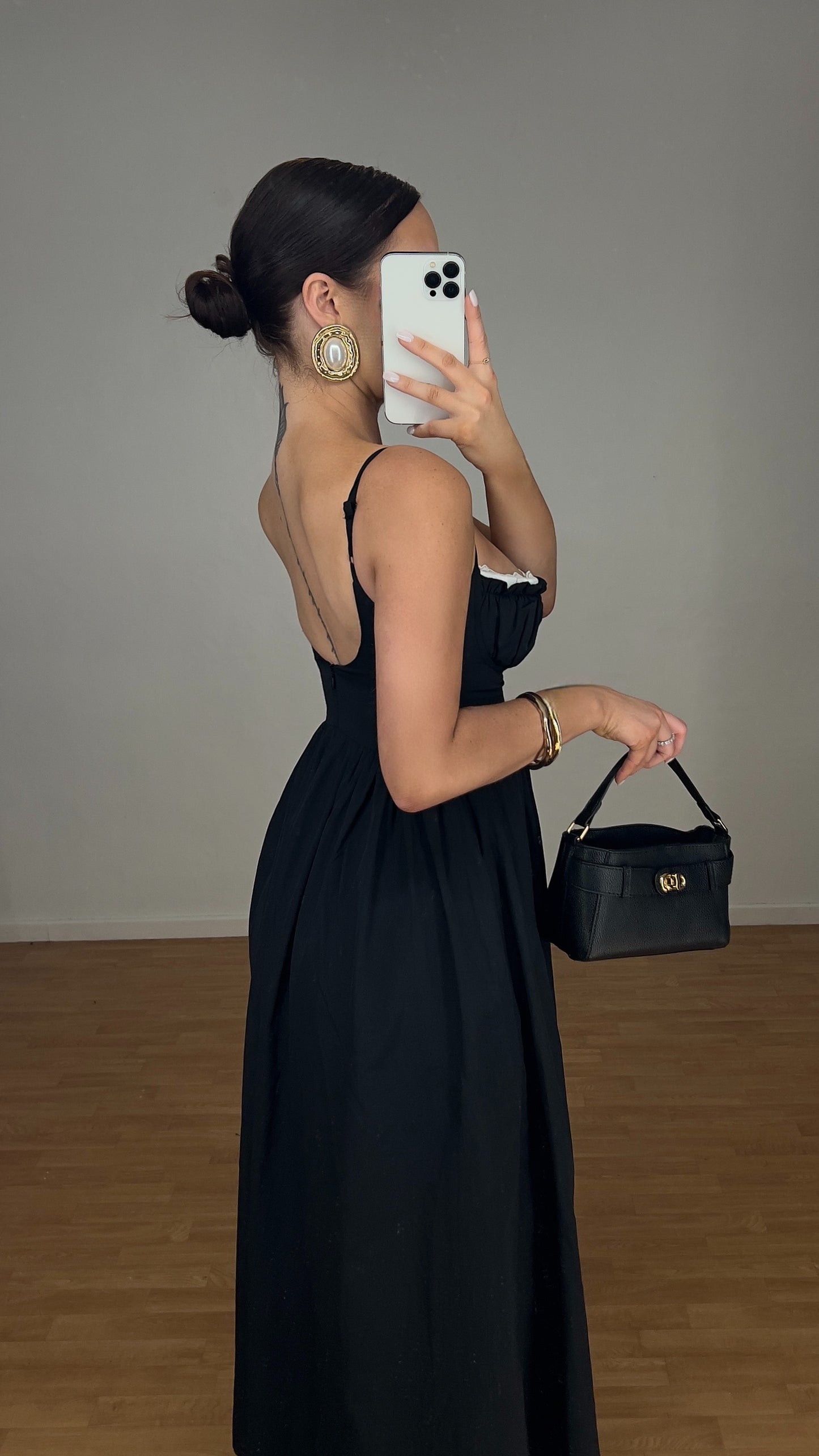 Robe corset - noire