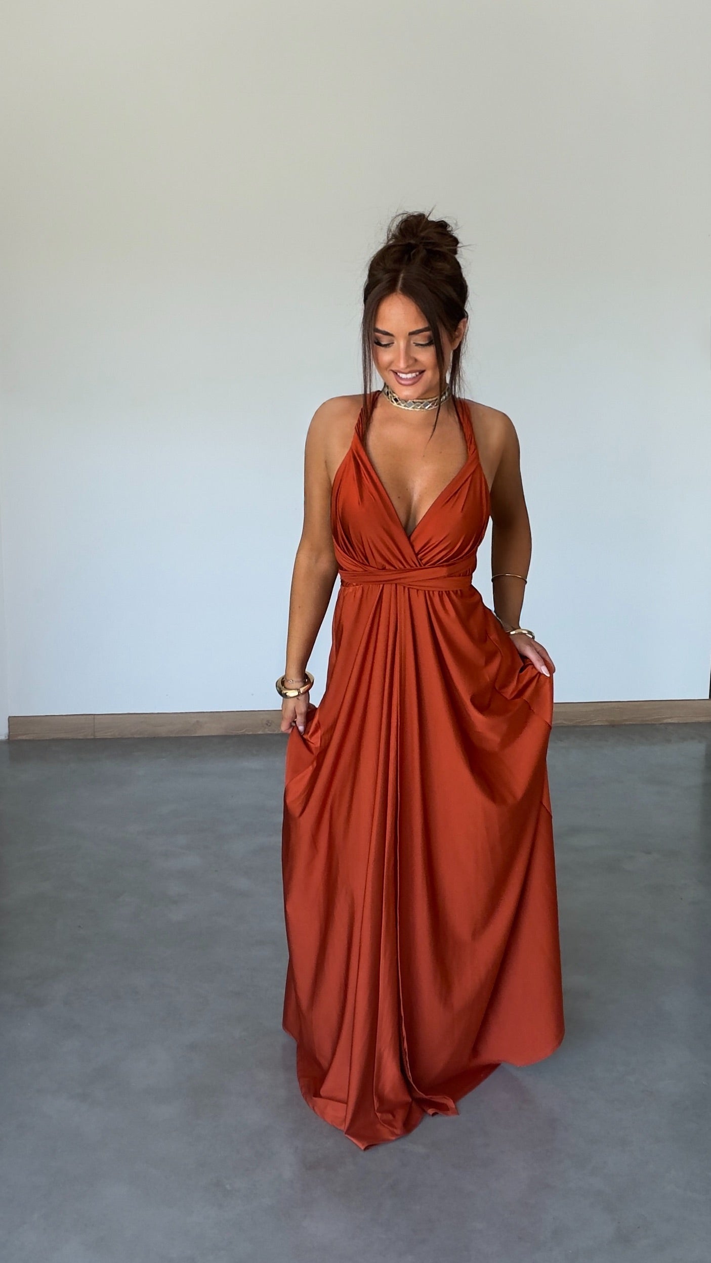 Robe modulable - terracotta