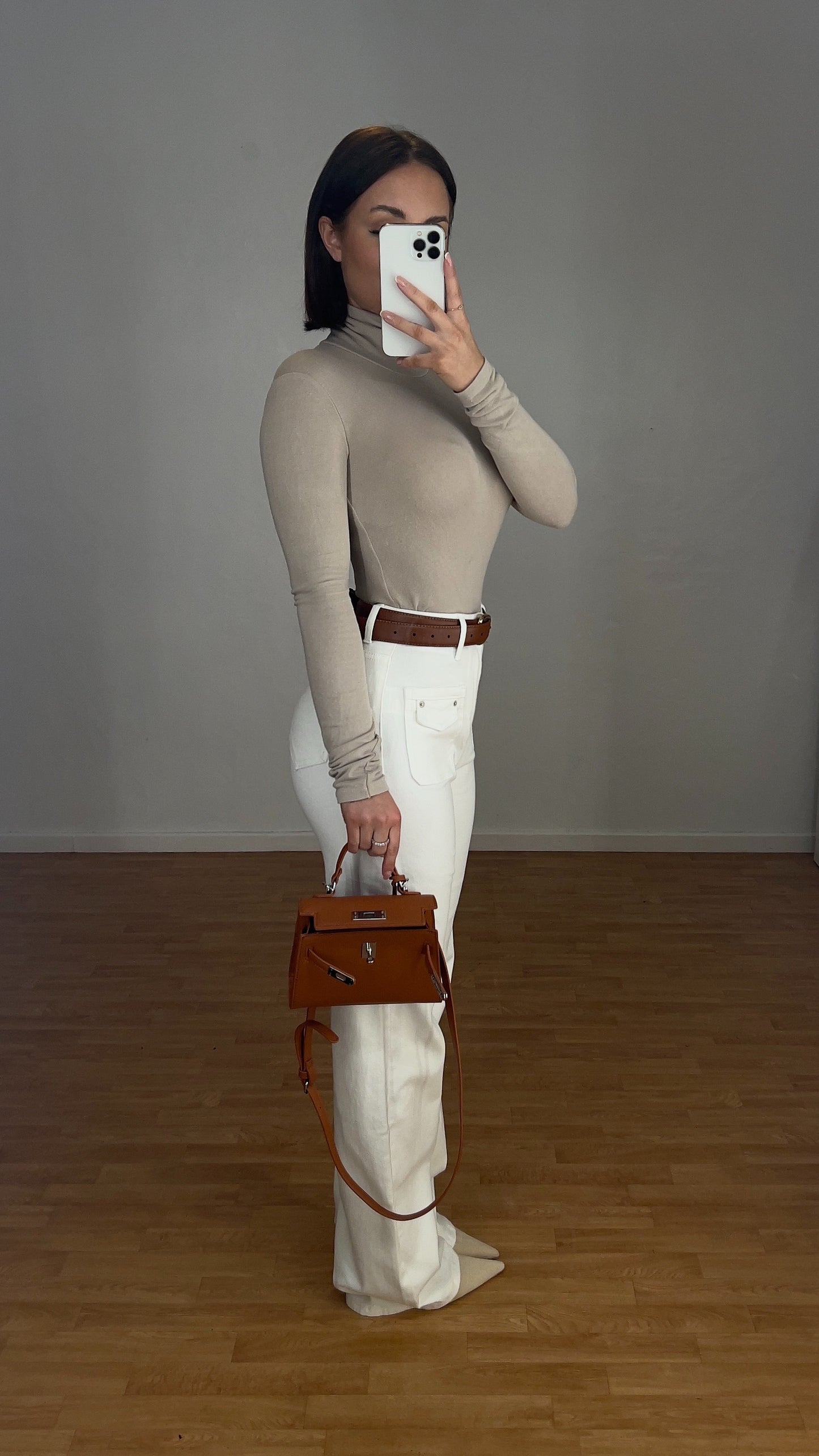 Jean flare - blanc