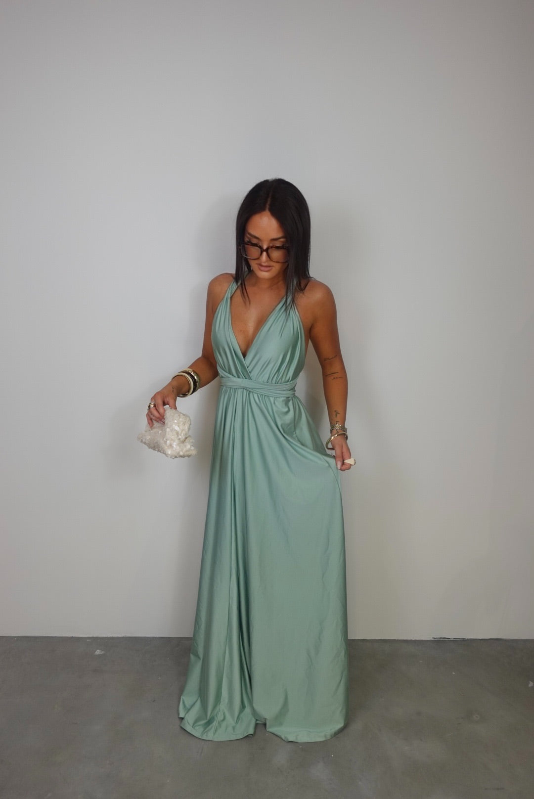 PRECOMMANDES Robe modulable - vert sauge (livraison dans 2 semaines)