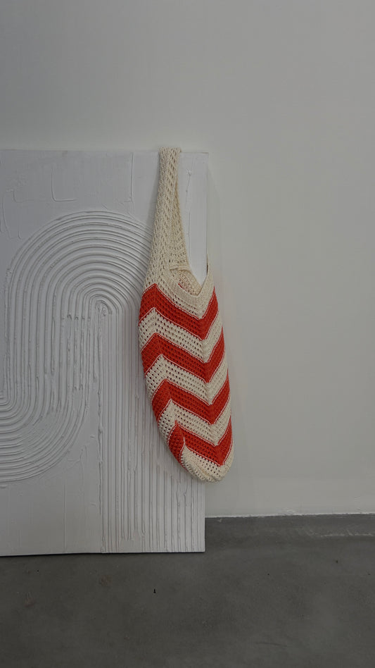 Sac en maille - orange