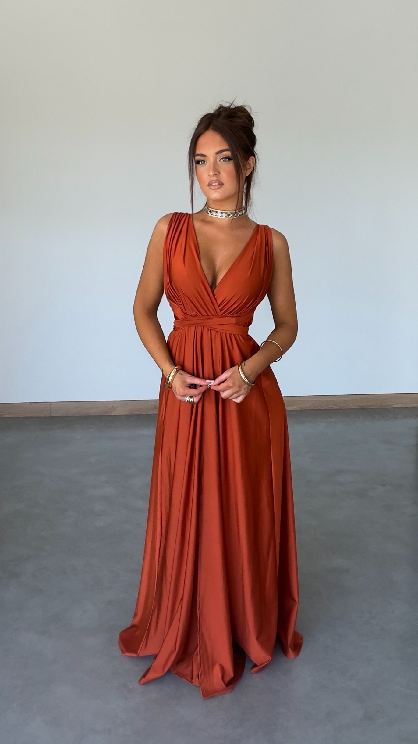 Robe modulable - terracotta