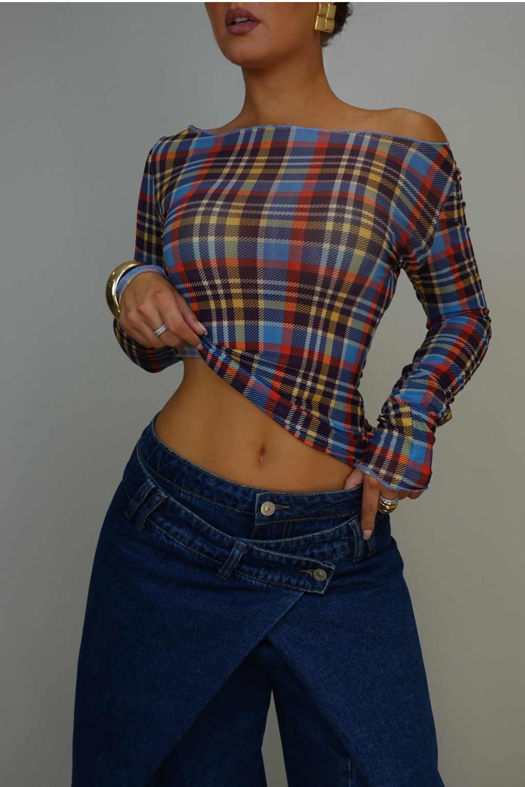 Jeans double épaisseur - brut