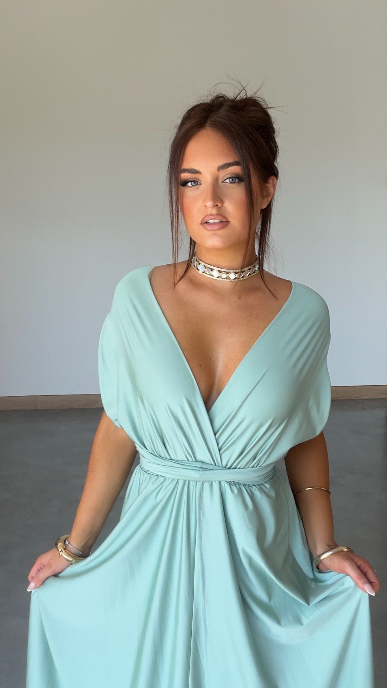 PRECOMMANDES Robe modulable - vert sauge (livraison dans 2 semaines)