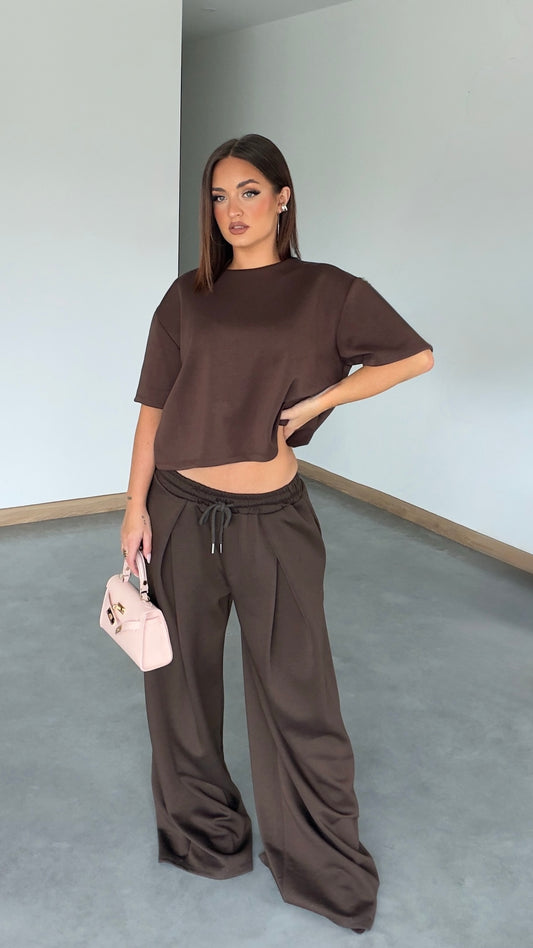 Jogging loose - chocolat