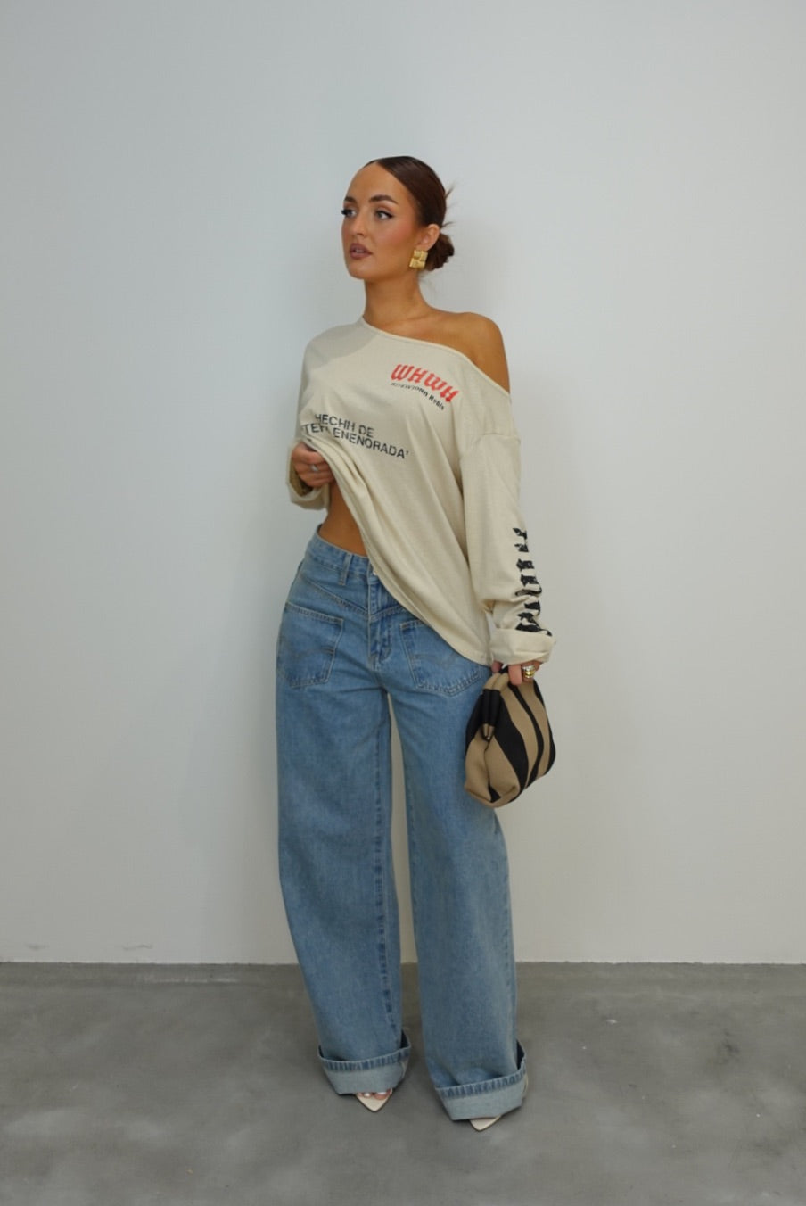 Jeans loose - clair