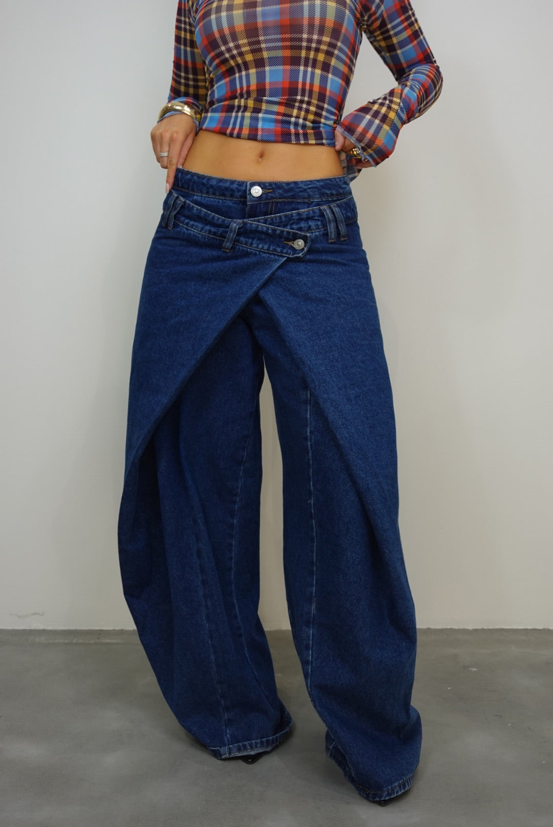 Jeans double épaisseur - brut