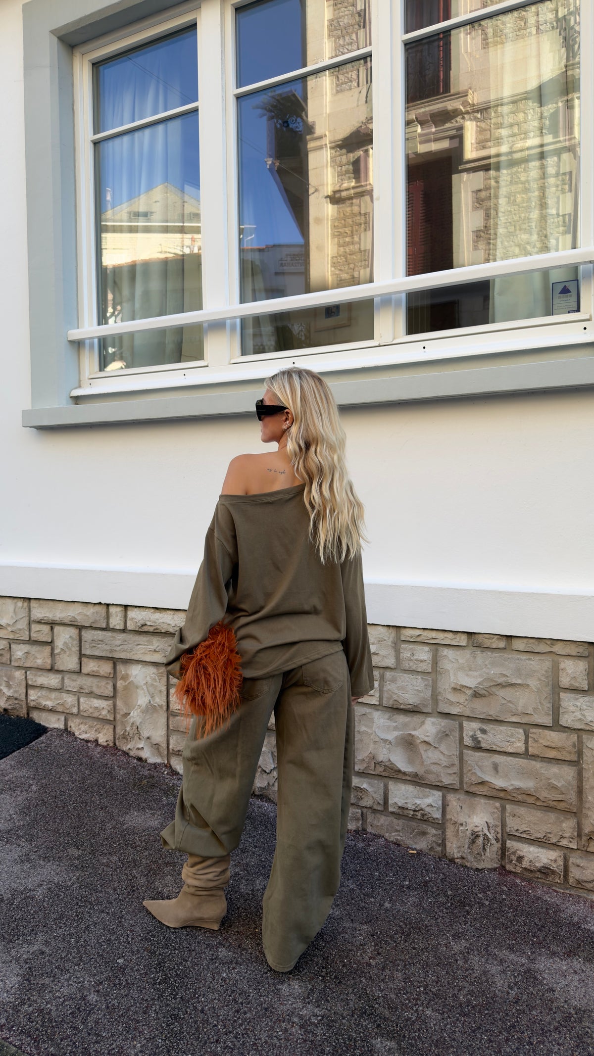 Balloon jeans - khaki