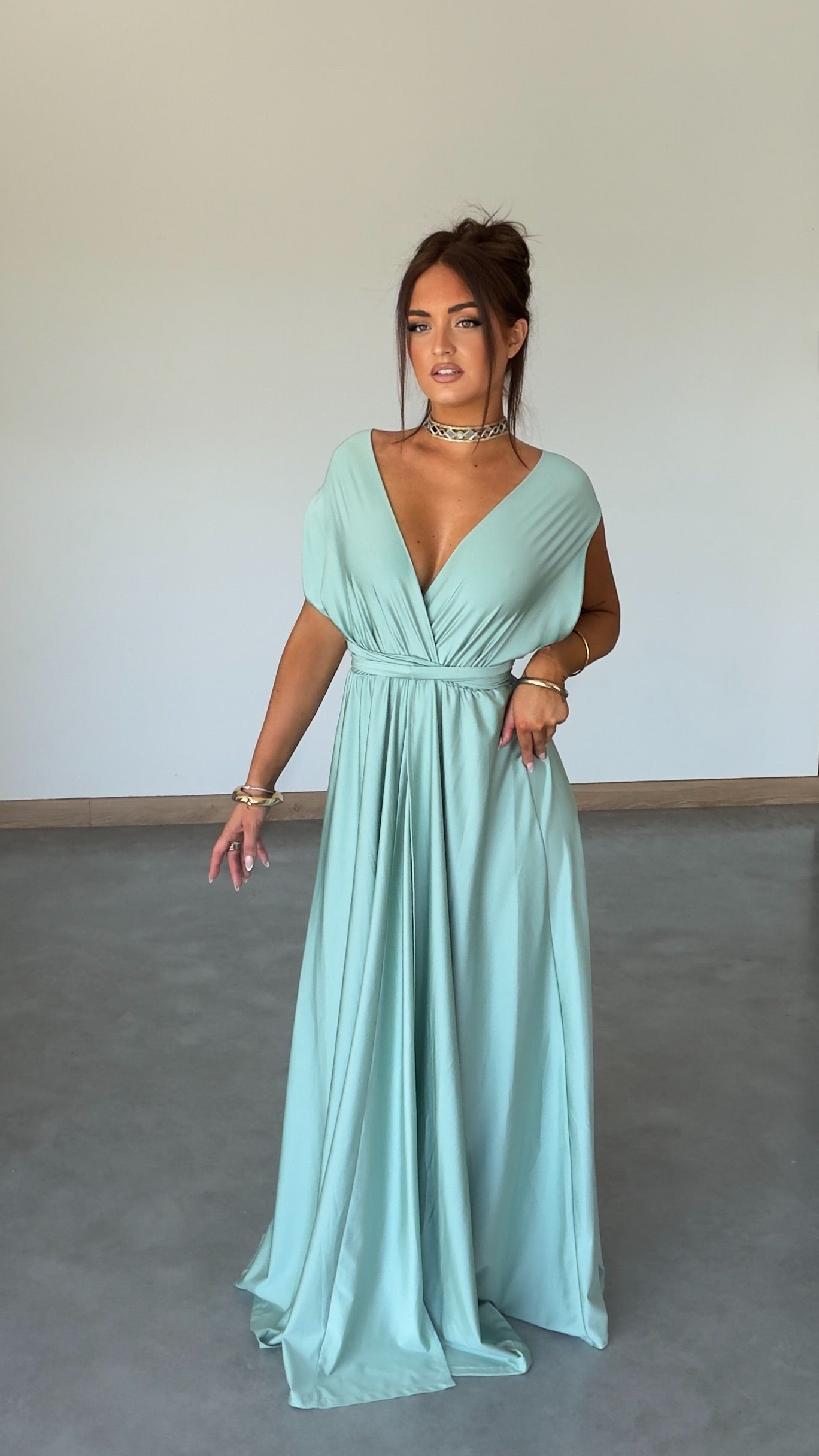 PRECOMMANDES Robe modulable - vert sauge (livraison dans 2 semaines)