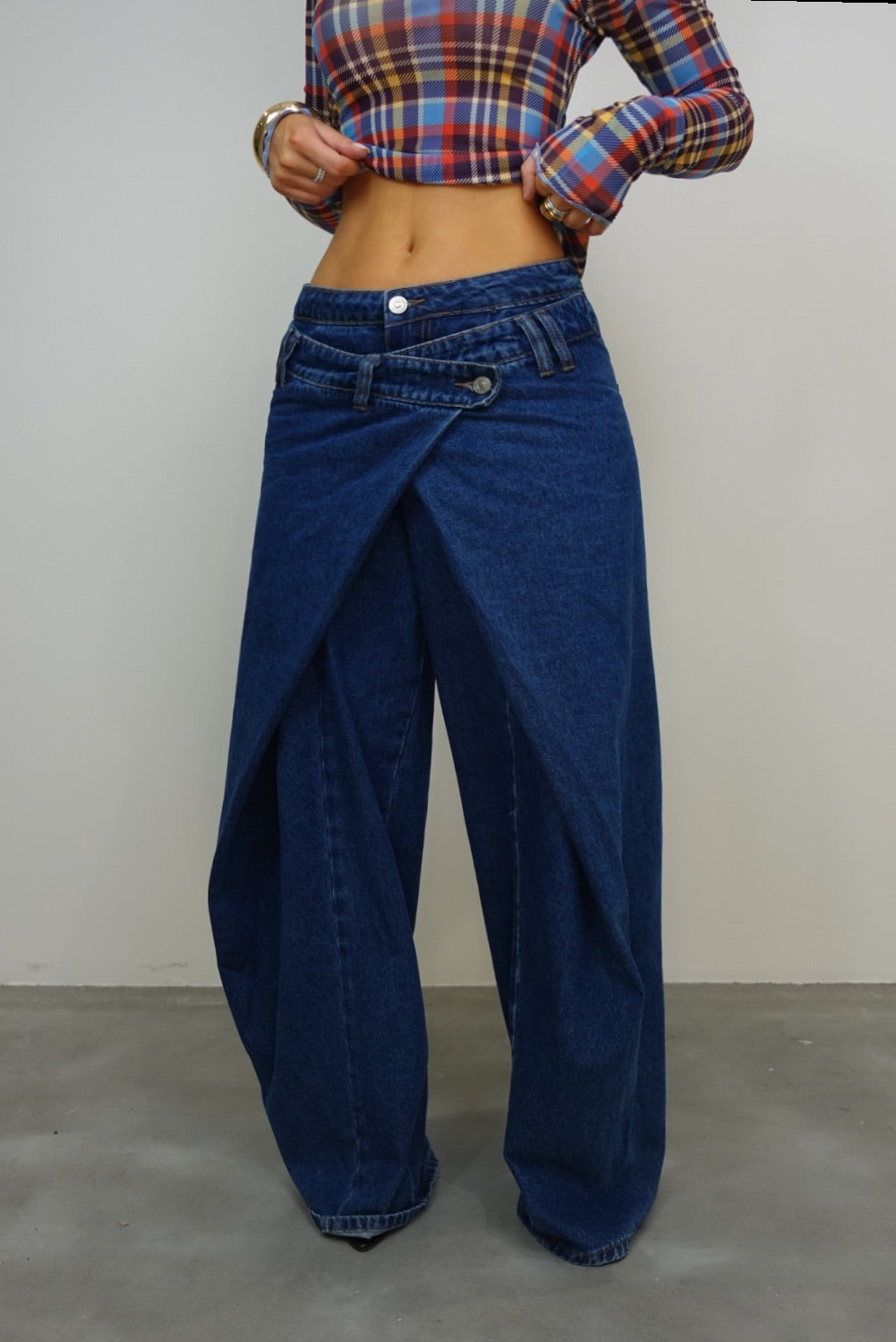 Jeans double épaisseur - brut