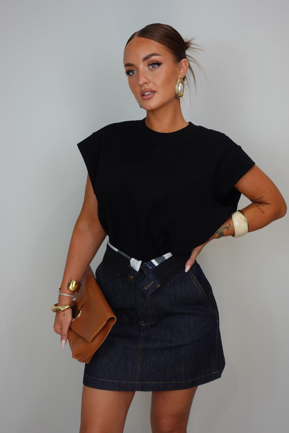 Robe t-shirt - jean