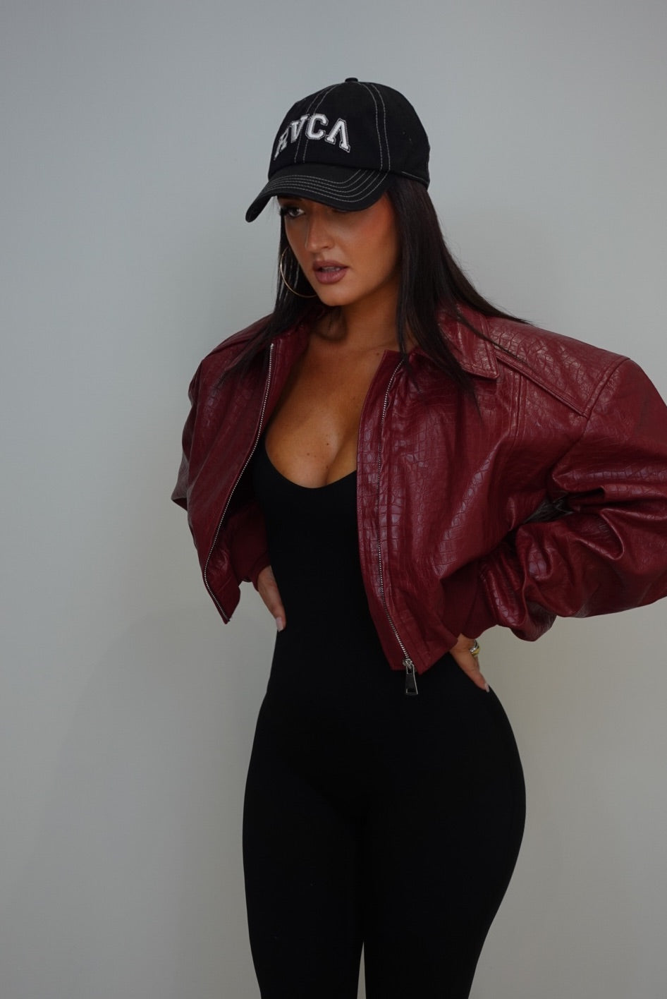 Bombers effet croco - bordeaux
