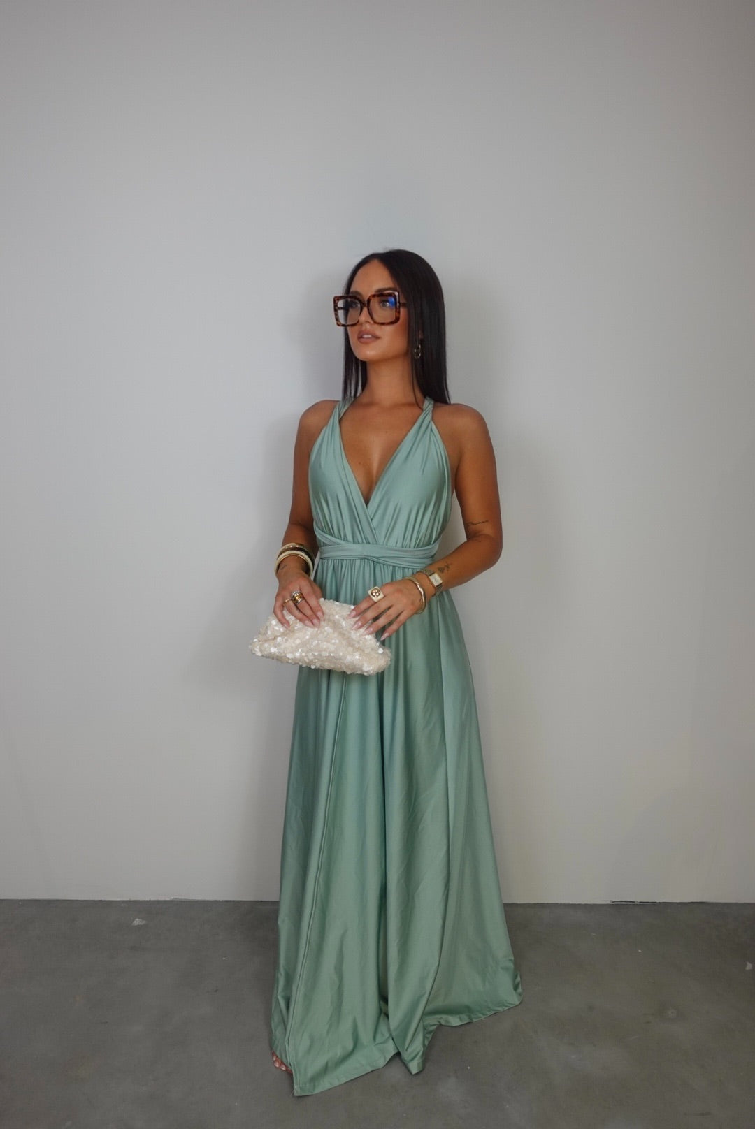 PRECOMMANDES Robe modulable - vert sauge (livraison dans 2 semaines)
