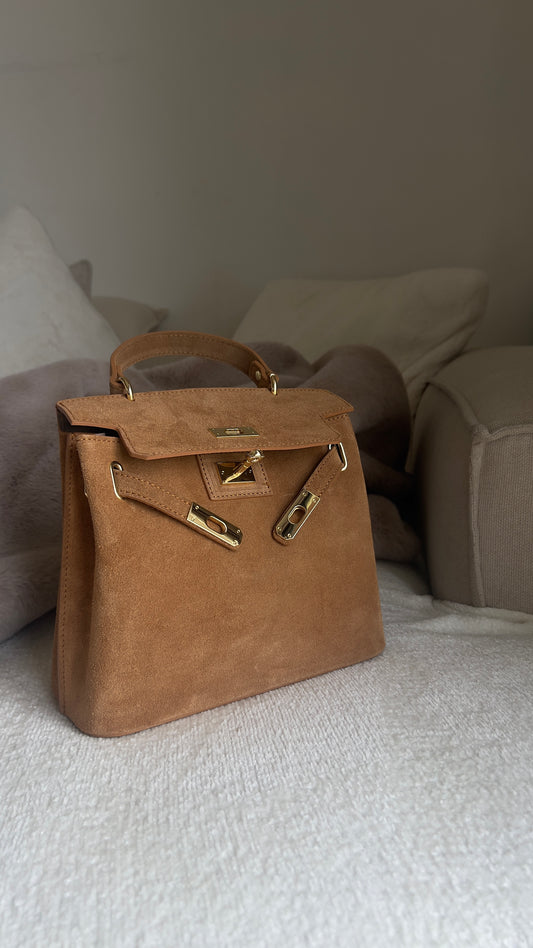 Sac cuir véritable - fauve