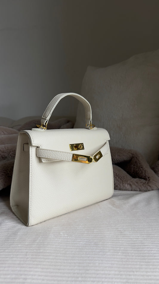 Sac inspi H carré - crème