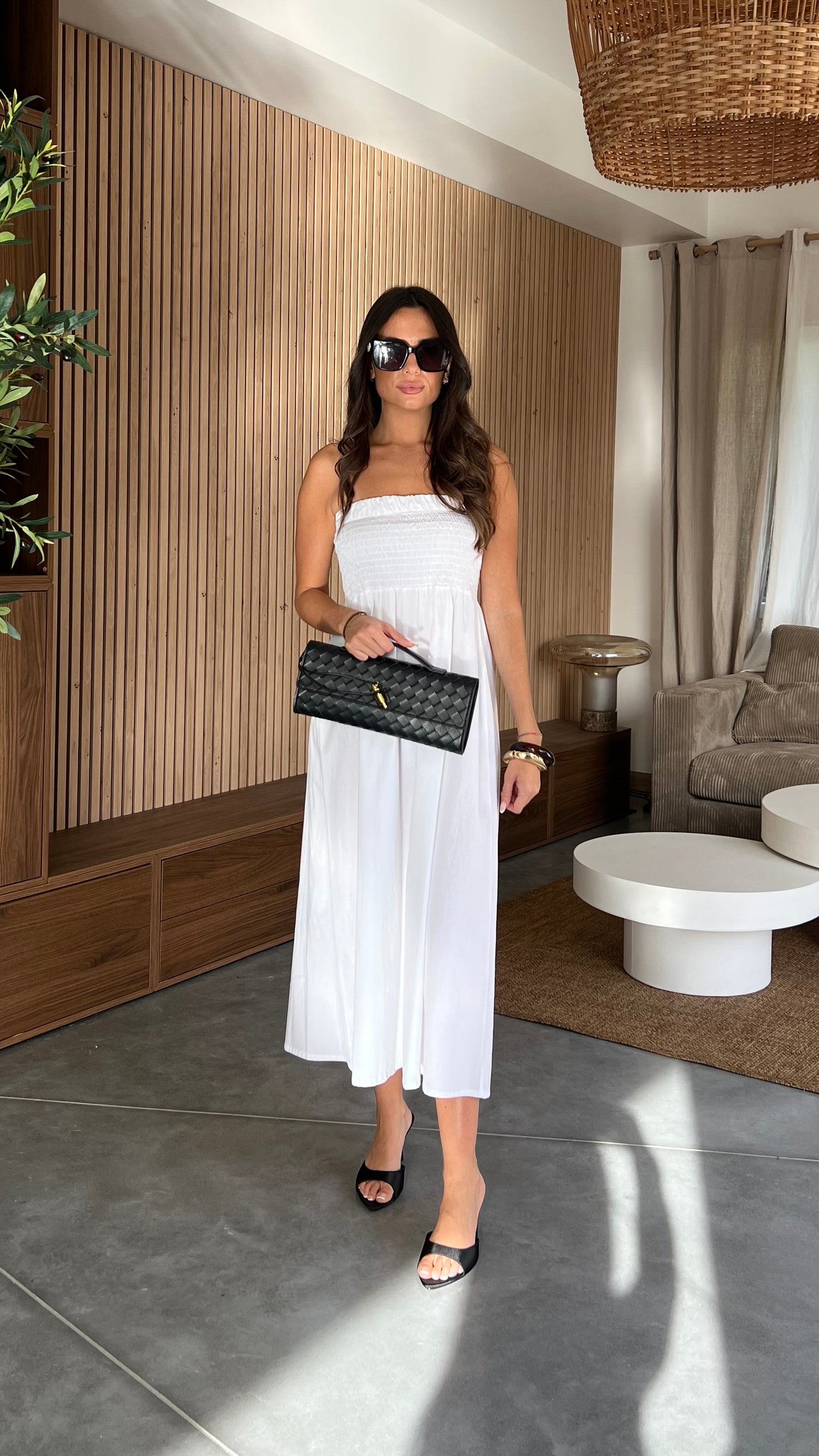 Robe bustier - blanche