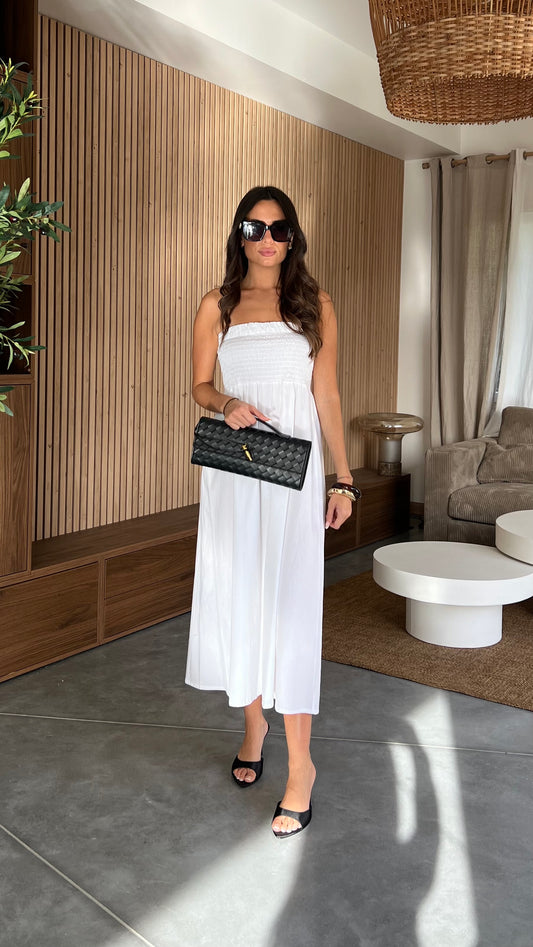 Robe bustier - blanche