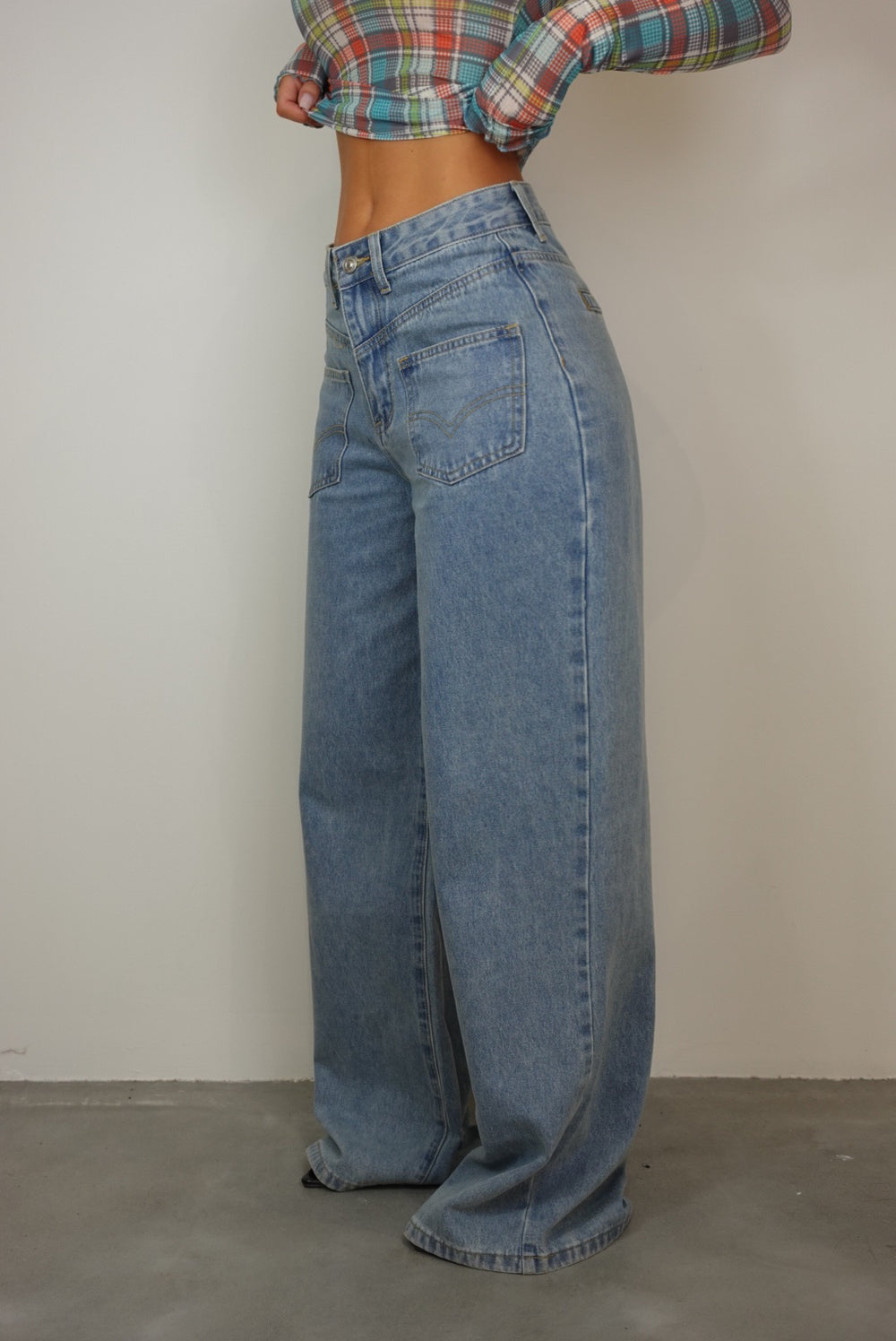 Jeans loose - clair