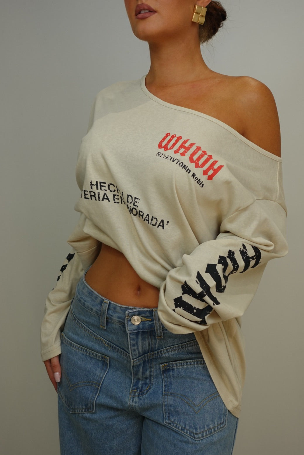 Jeans loose - clair