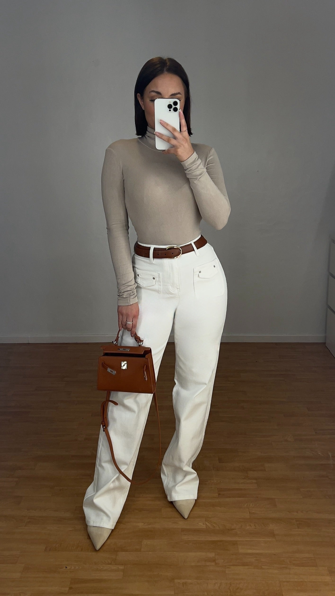Jean flare - blanc