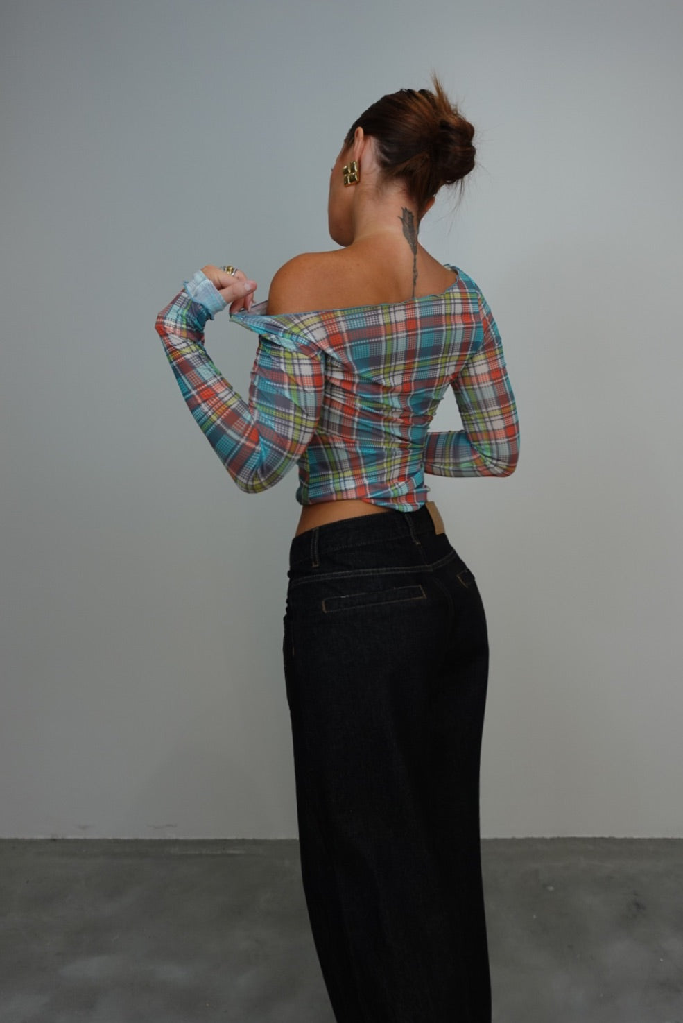 Jeans loose - brut