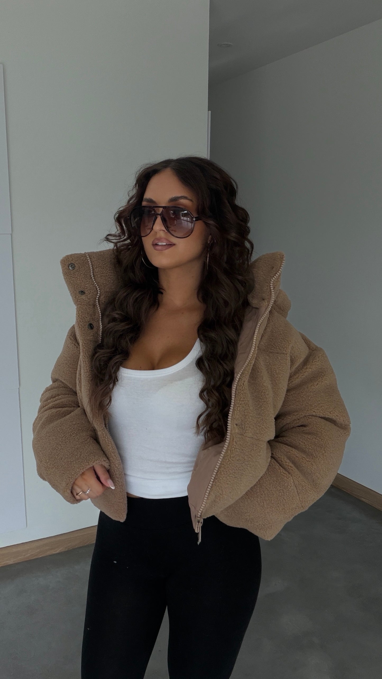 Moumoute courte - camel