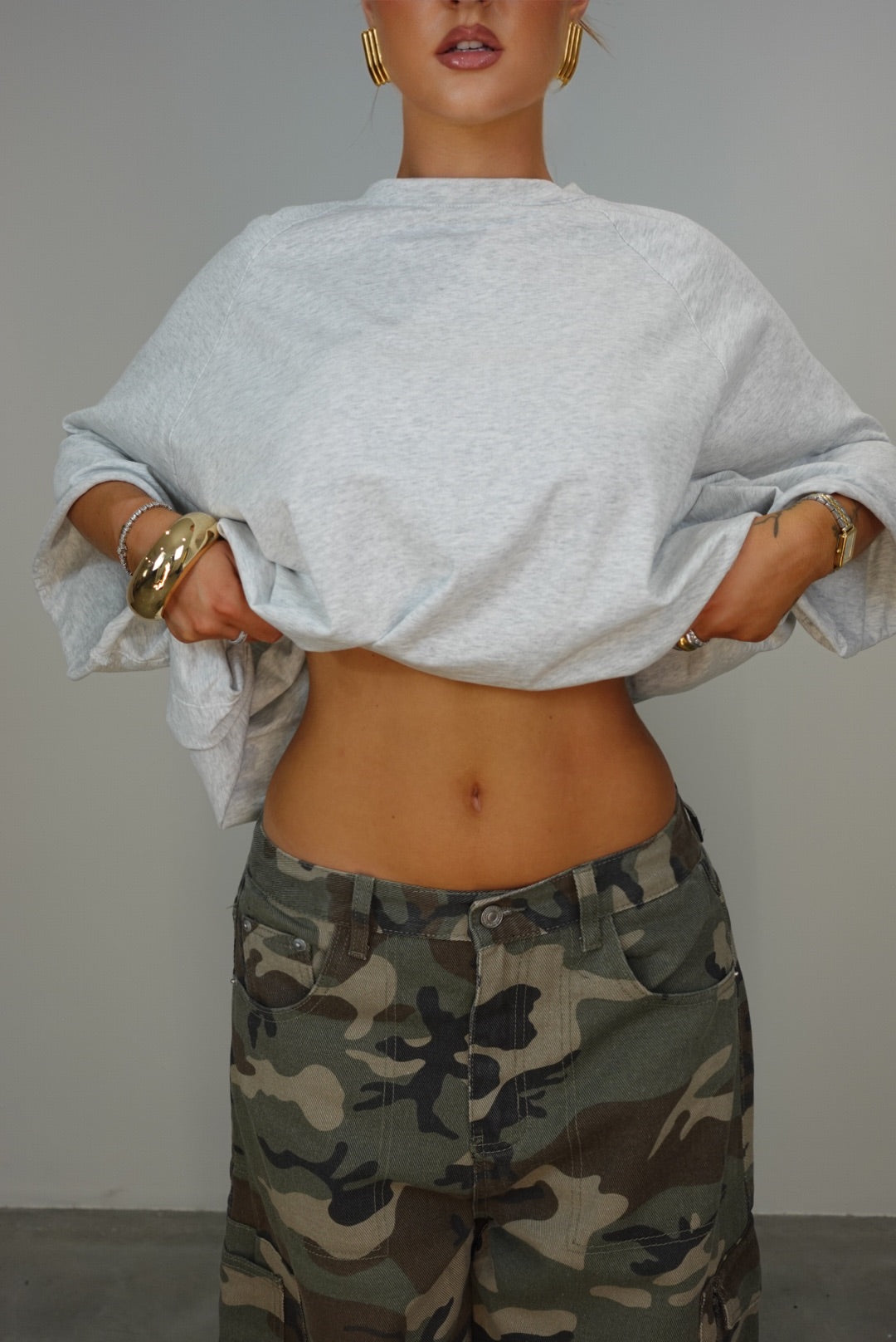 Jean baggy - militaire