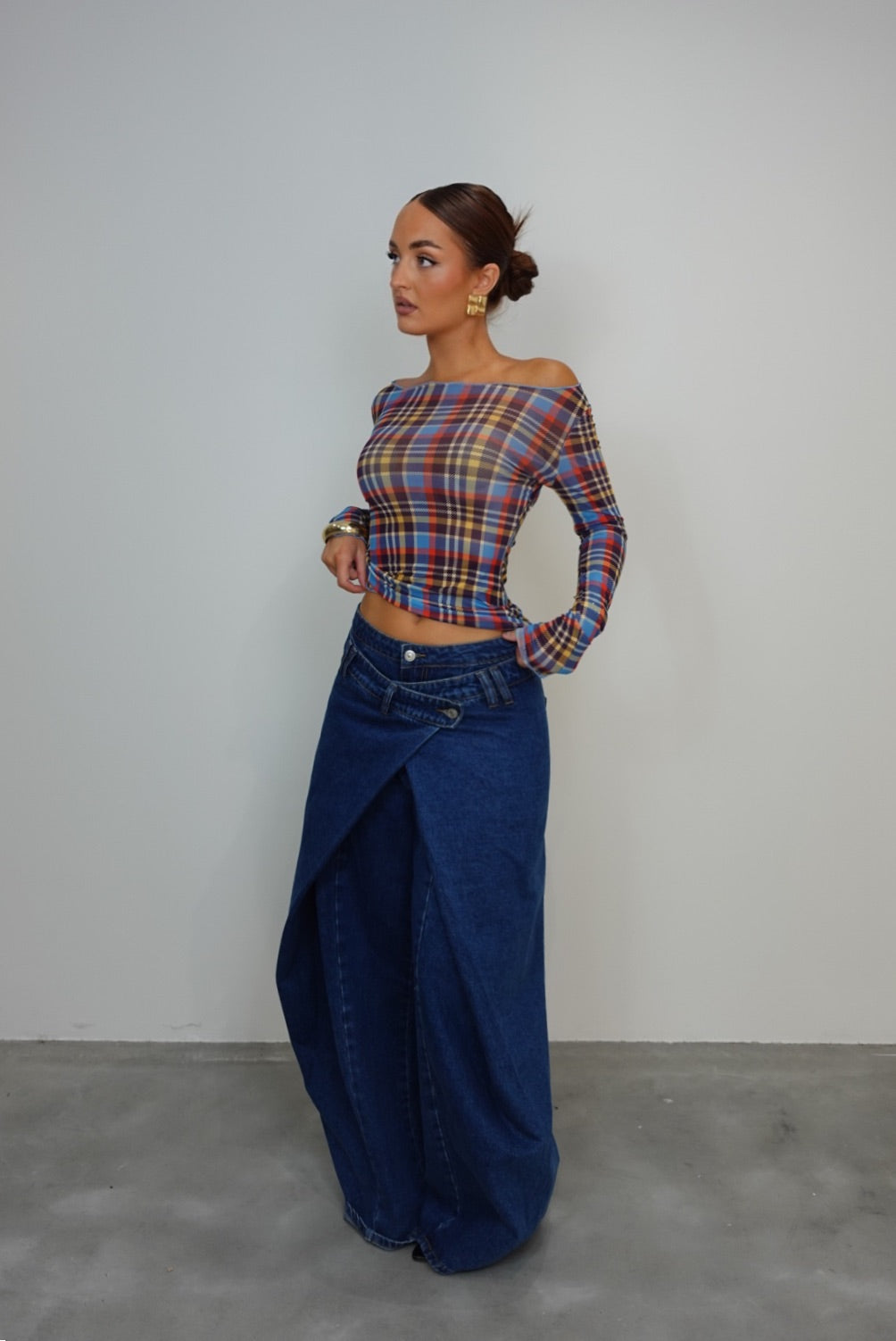 Jeans double épaisseur - brut