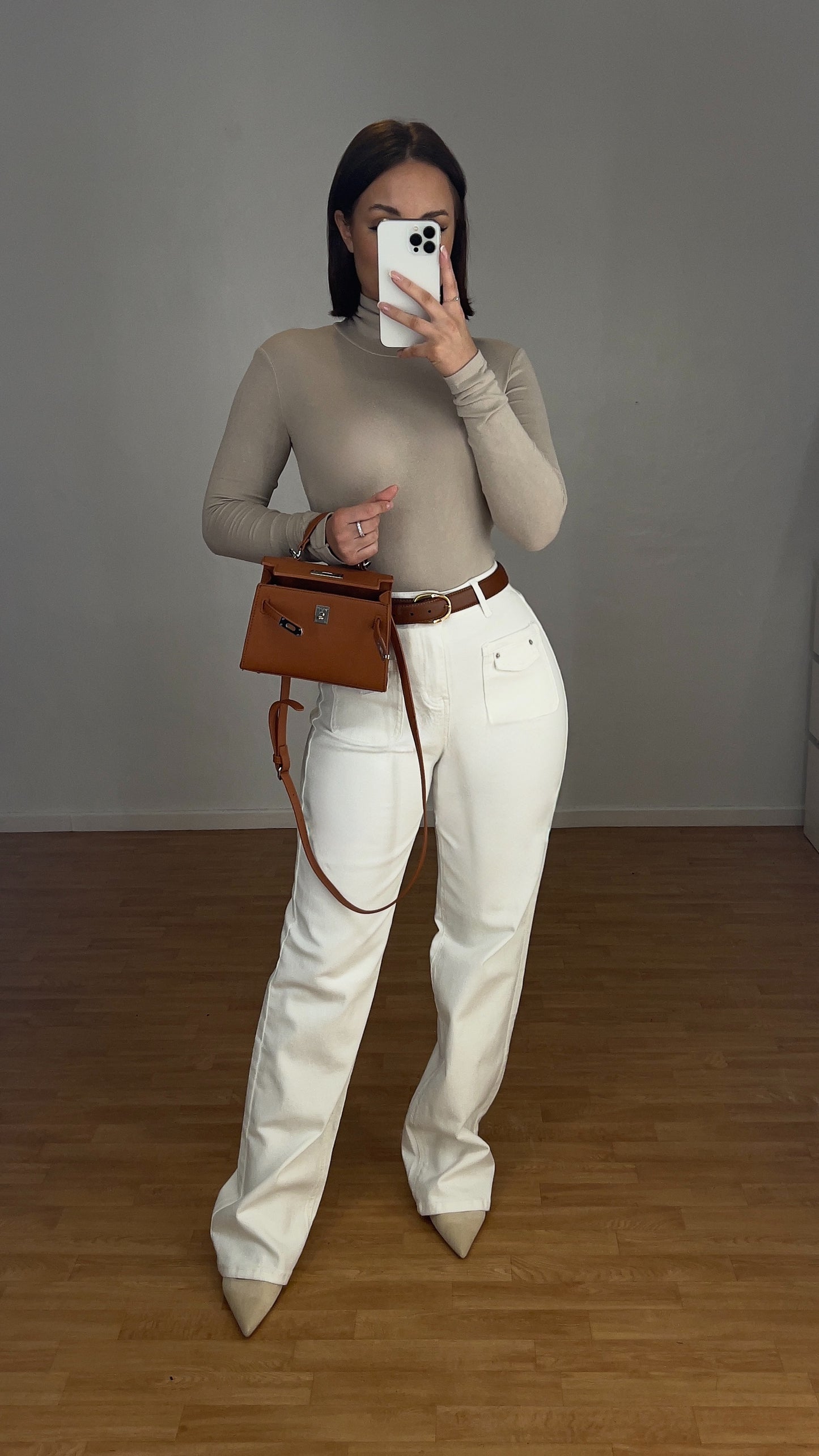 Jean flare - blanc