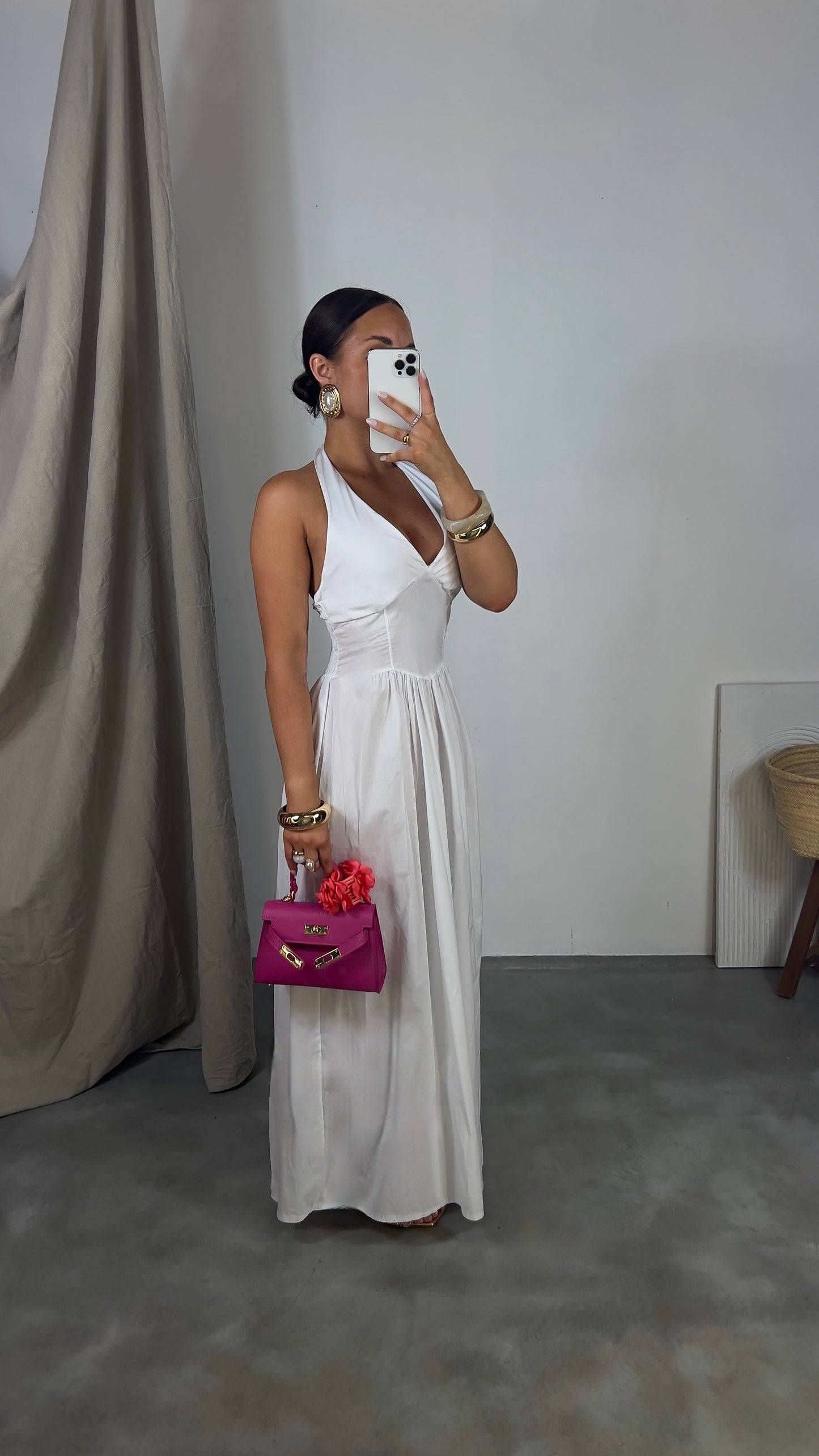 Robe corset PALMA - blanche