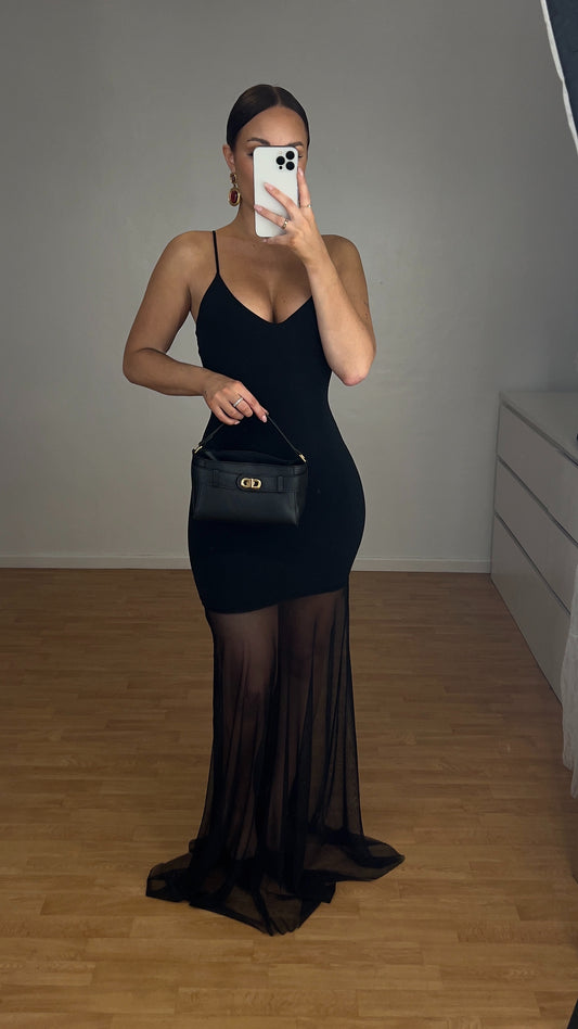 Robe tulle - noire