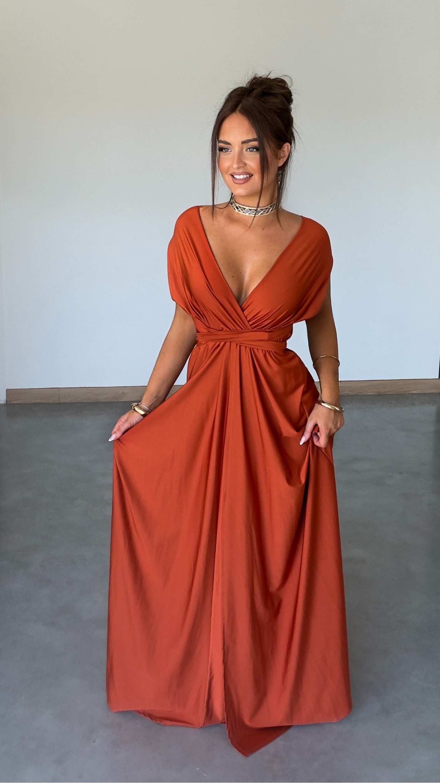 Robe modulable - terracotta