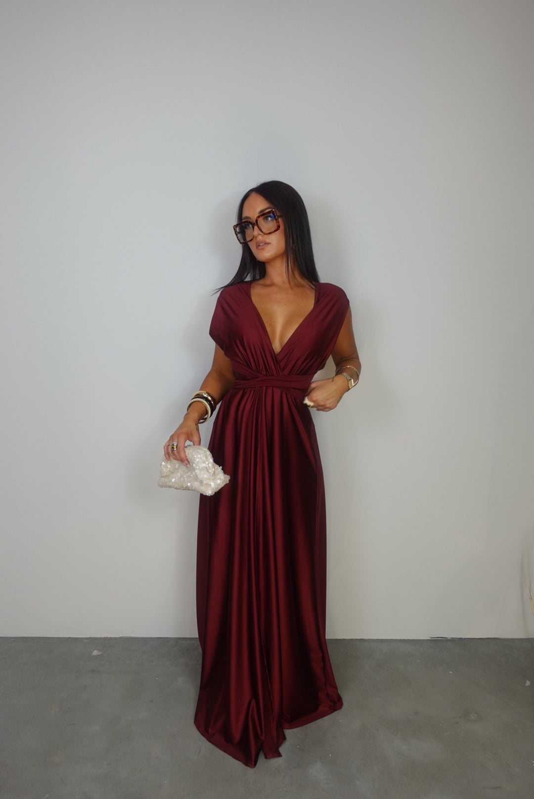 PRECOMMANDES Robe modulable - bordeaux (livraison dans 2 semaines)