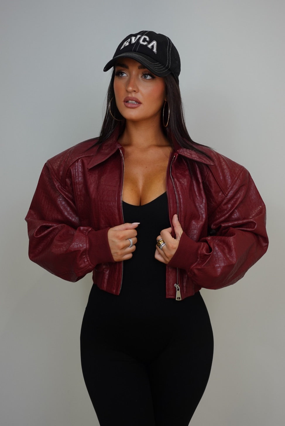 Bombers effet croco - bordeaux