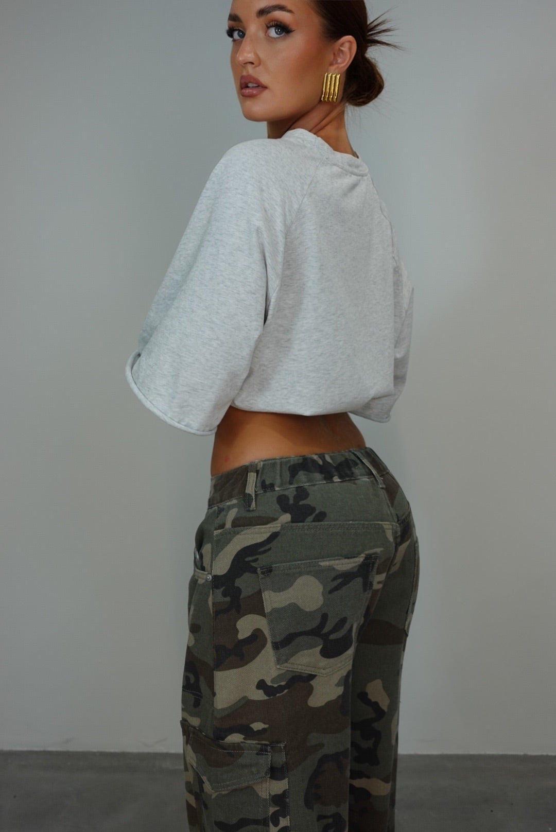Jean baggy - militaire