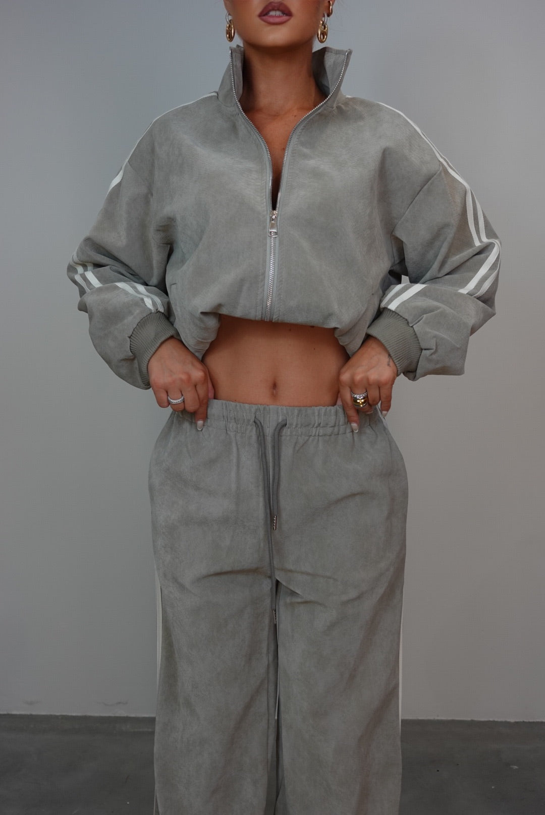 Ensemble effet croco à bandes - taupe