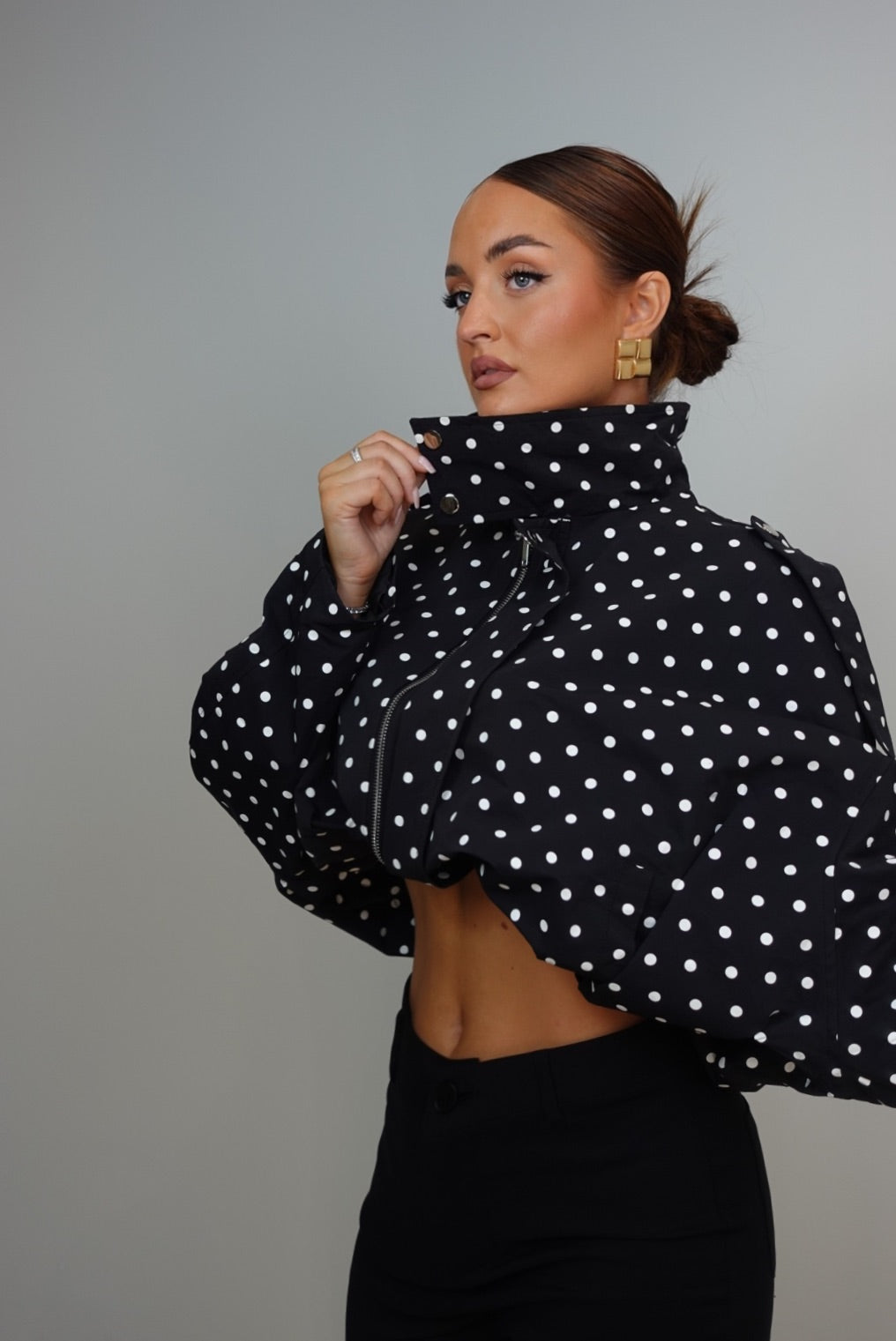 Veste bouffante - pois