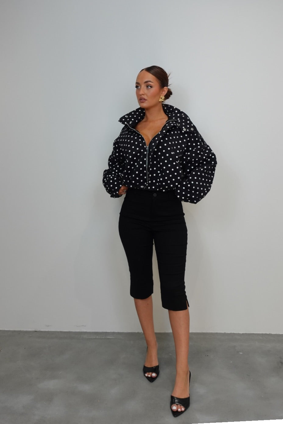 Veste bouffante - pois