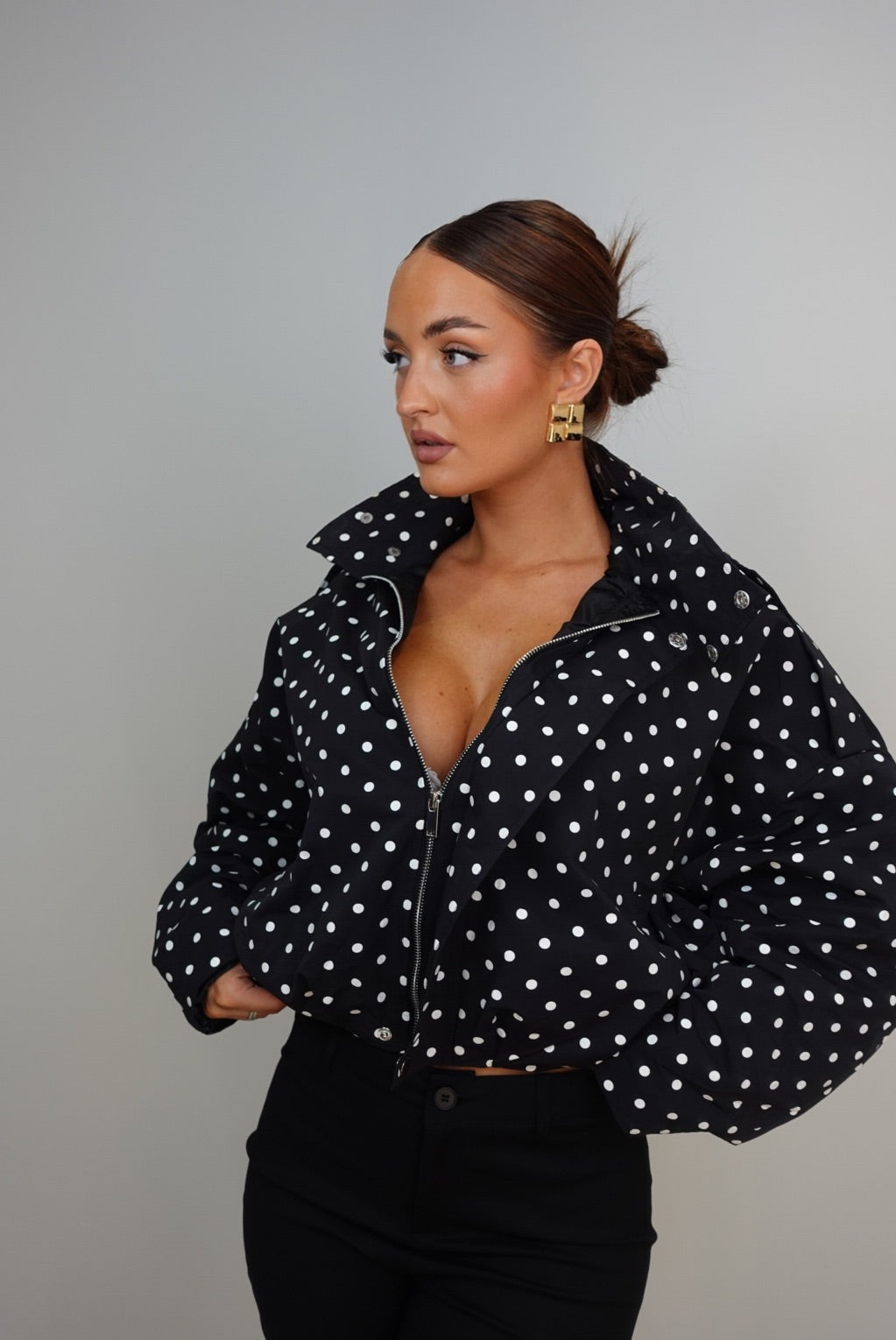 Veste bouffante - pois