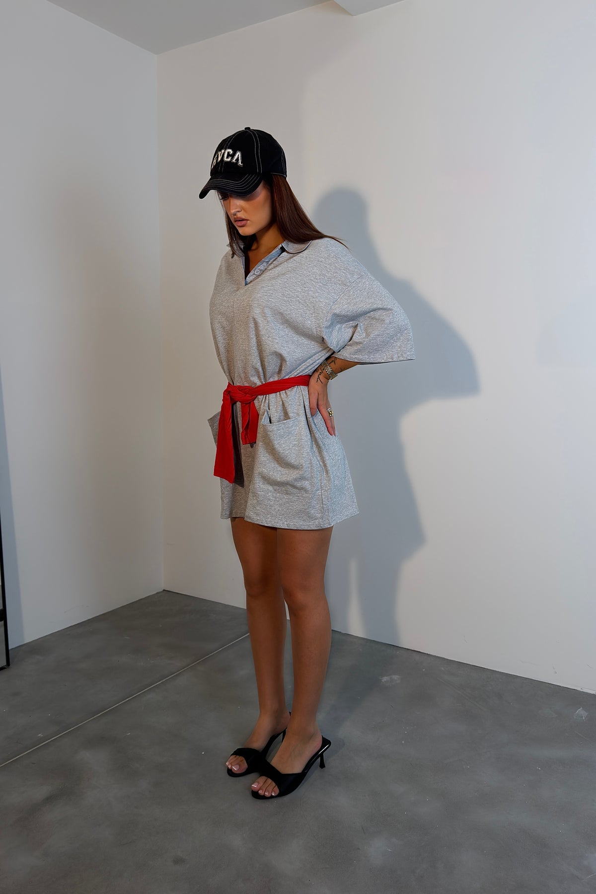 Combishort loose - grise