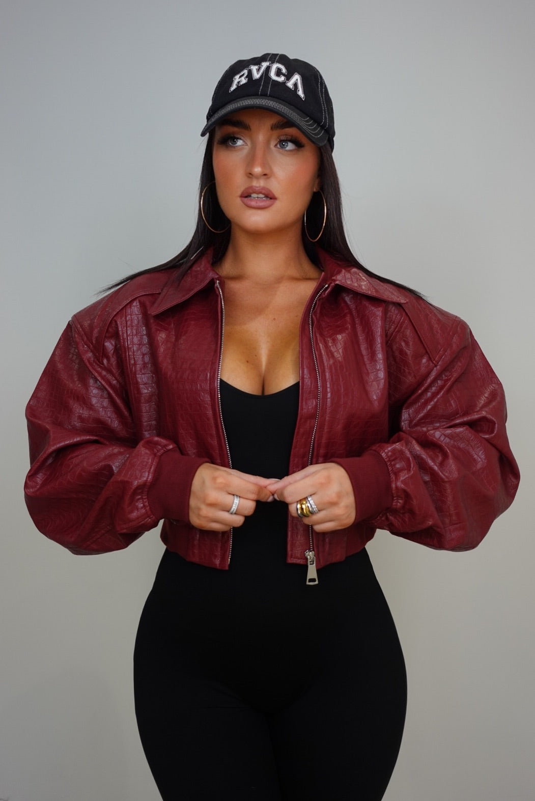 Bombers effet croco - bordeaux