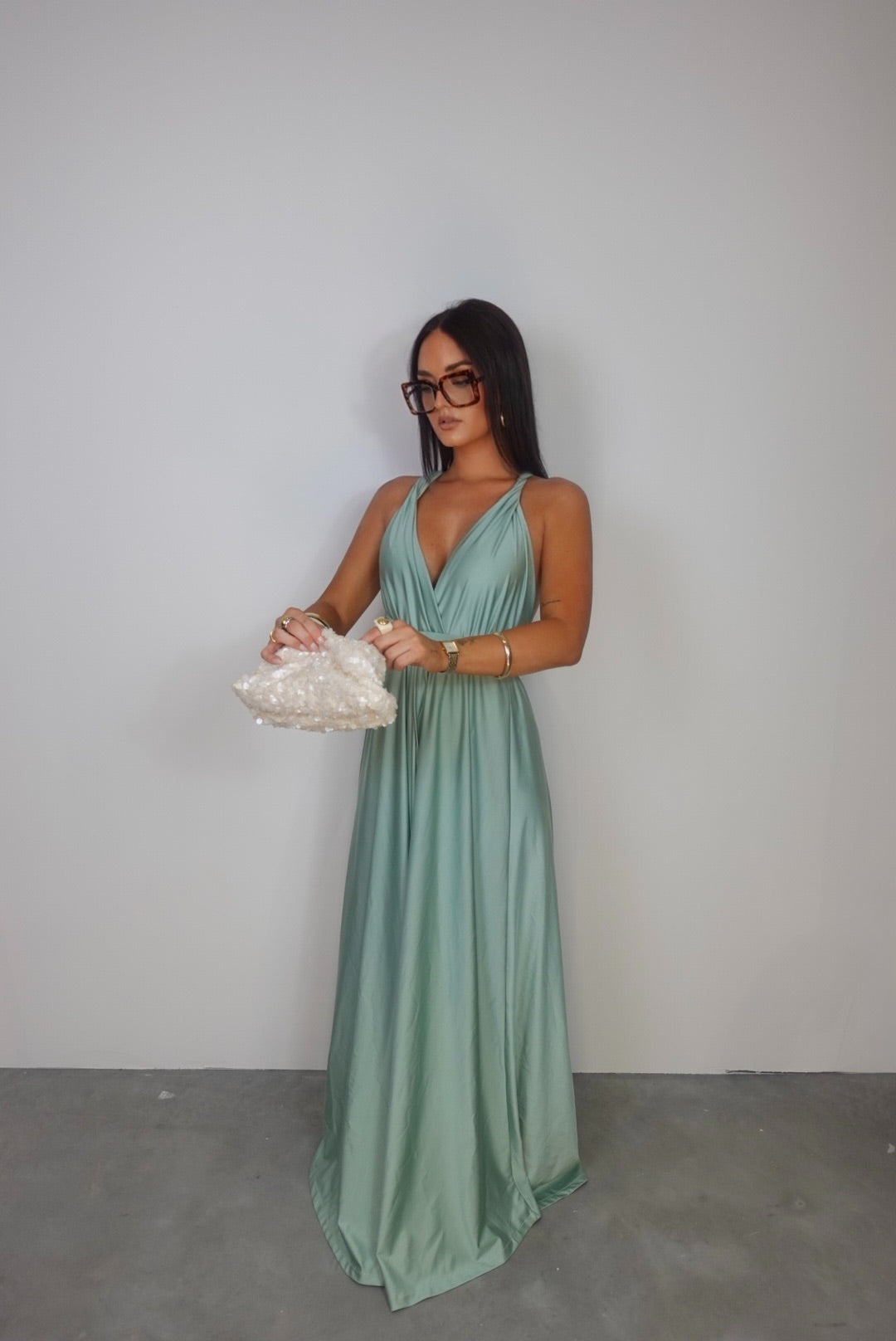 PRECOMMANDES Robe modulable - vert sauge (livraison dans 2 semaines)