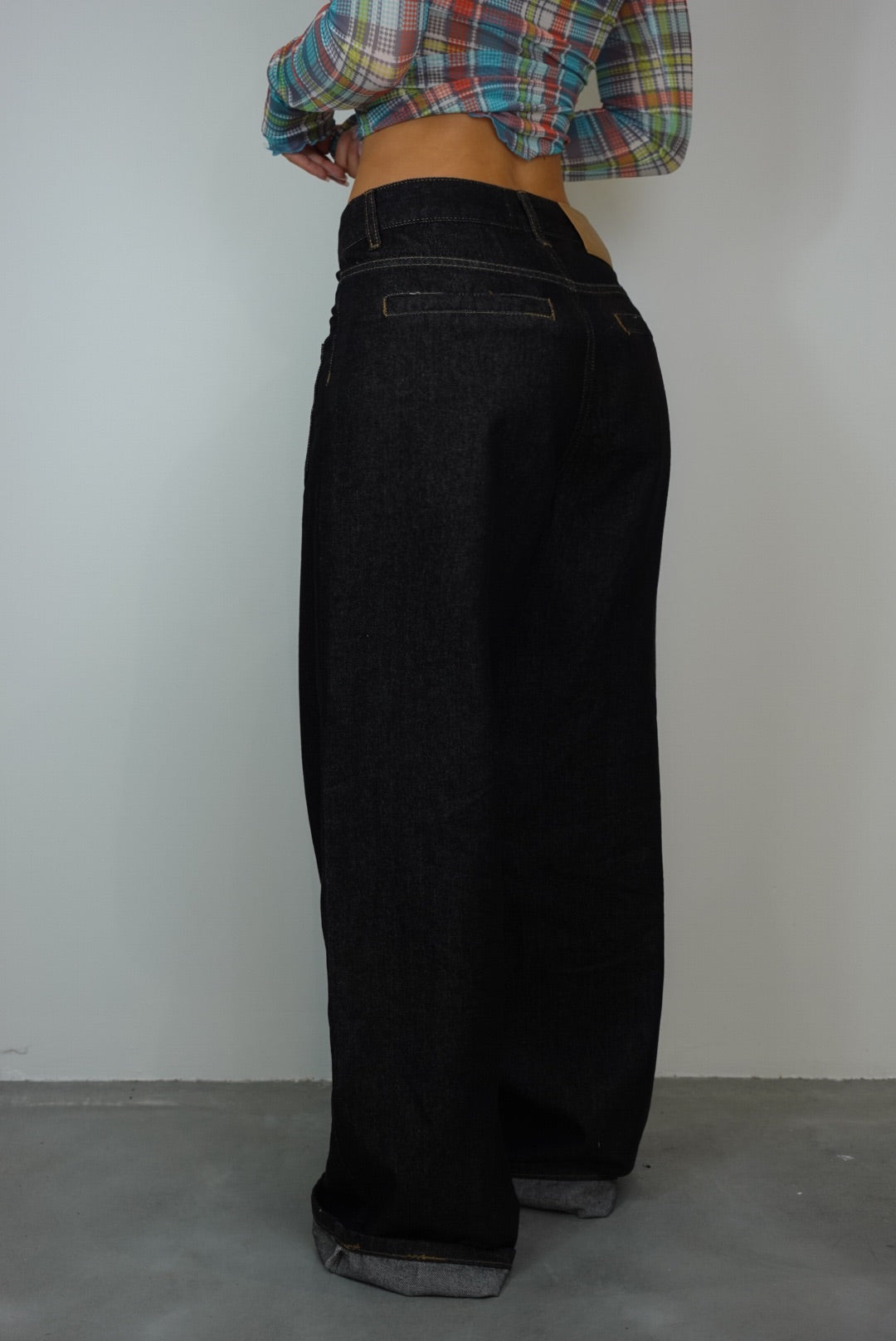 Jeans loose - brut